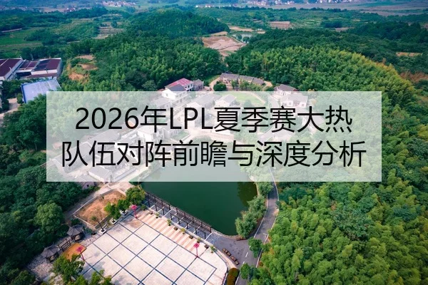 2026年LPL夏季赛大热队伍对阵前瞻与深度分析
